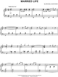 Flute married life from up sheet music chords vocals. Married Life From Up Sheet Music Piano Solo In F Major Transposable Download Print Sku Mn0076521