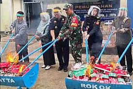Bea Cukai Sangatta Perketat Pengawasan Rokok Ilegal
