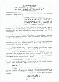 Relação dos concurso públicos com editais, com inscrições abertas em 2020, em andamento em 2020. Comunicado Sobre O Coronavirus Covid 19 Portaria 07 2020 Cmco Camara Municipal De Colorado Do Oeste Ro