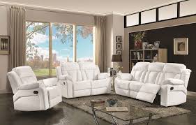 Stcyr 3 piece faux leather living room set orren ellis upholstery color: G682 Reclining Living Room Set White By Glory Furniture Furniturepick