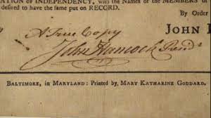 Meet Mary Katherine Goddard The Only Woman Who Signed The Declaration Of Independence Cbs News
