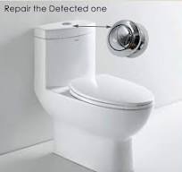 Amazon.com: Dogxiong Botón de descarga doble de 2.283 in/2.2 pulgadas,  botón de tanque de agua de inodoro, botón de descarga de repuesto con  diámetro ...