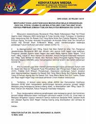 Jawatankuasa fatwa majlis kebangsaan 7 tlc2. Jabatan Kemajuan Islam Malaysia Jakim Mesyuarat Khas Jawatankuasa Muzakarah Majlis Kebangsaan Bagi Hal Ehwal Ugama Islam Malaysia Mki Dan Taklimat Khas Kepada Pimpinan Jemaah Tabligh Malaysia Mengenai Isu Covid 19 1