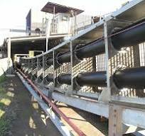 Pipe conveyor: tubular shape rubber belts, Pipex & Piflex