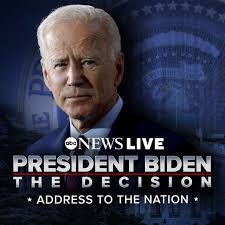 TONIGHT: President Biden is set to address the nation for the first time  since ending his presidential campaign. Watch ABC News special coverage at  8p ET LIVE