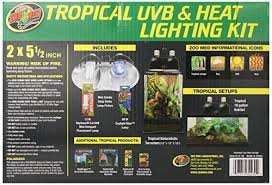 Zoo Med Tropical Uvb And Heat Lighting Kit Zoo Med Tropical Tortoise Food