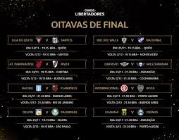 Navegue pelos escudos, veja as informações de cada clube e escolha o campeão! Conmebol Divulga Tabela Das Oitavas De Final Da Copa Libertadores 2020 Confira Datas Horarios E Onde Assistir Blog Do Guara