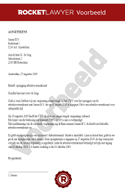 Brief Ontslag Na Ontvangst Vergunning Download Model
