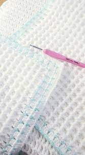baby blanket crochet waffle stitch with block stitch border afgan tig desen baby knitting patterns afgan tig isi