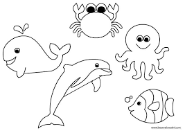Animali Del Mare Disegnare Animali Disegni Di Pesci Animali Marini