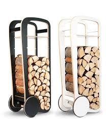 Log Holder For Those With Modern Interiors Log Holder Firewood Storage Firewood