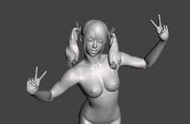 STL file SEXY NAKED GIRL GTA 5 .STL .OBJ・3D printable model to  download・Cults