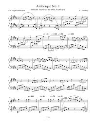 Beveled arabesque tile updated their cover photo. Deux Arabesques No 1 Sheet Music For Piano Solo Musescore Com