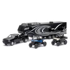 Magasinage en ligne et vaste choix dans la boutique jeux et jouets. Modele Reduit Camion Toy Hauler Avec Vtt Pola