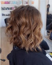 Wavy brown hair with caramel highlights. 13 Best Balayage Haircolors For Short Hair Redken