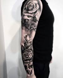50 Badass Rose Tattoos For Men Flower Design Ideas In 2020 Rose Tattoos For Men Rose Tattoos Tattoos For Guys