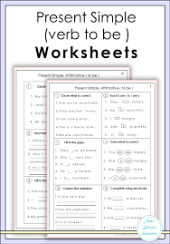 Present Simple Verb To Be Worksheets Worksheets Verb Grammar Worksheets