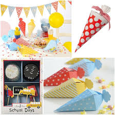 Deko Fur Die Einschulungsparty Deko Einschulung Geschenk Einschulung Kinder Schule