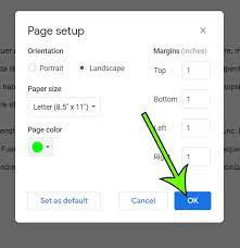 In the page setup box that appears, select a new page color by selecting the circular page color icon. How To Change Background Color In Google Docs Support Your Tech