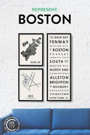 Boston Mr City Printing Boston Wall Art Boston Decor Boston Art