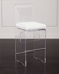 And lucite bar stools can take your bar from bland to interesting, regardless of which lucite bar stool you choose from this collection. John Richard Collection Lex Modern Lucite Bar Stool