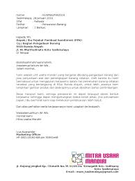 Oleh karena itu, anda perlu melakukan riset terlebih dahulu agar target penjualan dapat tercapai dengan mudah. Contoh Surat Penawaran Harga