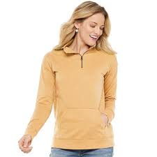 These custom women's quarter zips have exactly that. Women S Sonoma Goods For Life Quarter Zip Sweatshirt