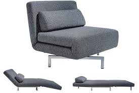 S Chair Charcoal Tweeds Convertible Chair Bed Sleeper Chair Sofa Bed Chair Bed Single Sofa Bed