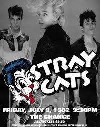 July 9, 1982 the Stray Cats come to...