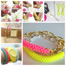 The length should be nine times the length of the finished product. Wonderful Diy Colorful Lanyard Box Stitch Bracelet
