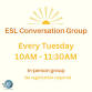 ESL Conversation Group event image