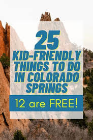 Brightly colored bands, caused by oxidized iron compounds, are found in varying amounts throughout the. 25 Kid Friendly Things To Do In Colorado Springs 12 Are Free In 2020 Fun Family Trips Travel Fun Stuff To Do