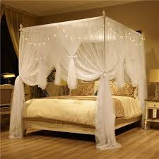 4 corner princess bed curtain canopy mosquito net for girls adults gift twin full double queen king size bedroom d bed canopy king sized bedroom bed curtains