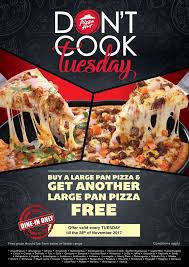 don t cook tuesday with pizza hut pizza hut sri lanka