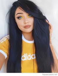 Hype hair is the number one source for black hair, style and beauty news. Yellow Tee And Eye Makeup With Black Hair