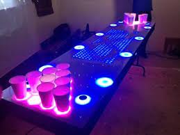 Floating beer pong table that doubles up as a regular pool float, includes 6 ping pong balls and tethering on the table, set up a triangle of cups, usually six or ten. Your Ultimate Guide To Beer Pong Tables My Cool Team