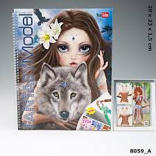 Top Model Create Your Fantasy Model Book Fantasy Model Coloring Books Book Design