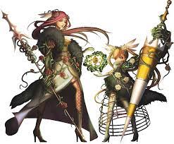 no 718 嫉愛薔薇 艾摩婭與瑟露絲rosa sisters amor celos 神魔之塔 神魔 劍靈 character design concept art characters character concept