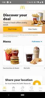 Mcdonald's es una aplicación comida y bebida desarrollada por mcdonald's apps. Mcdonald S Espana 2 29 1 Descargar Para Android Apk Gratis