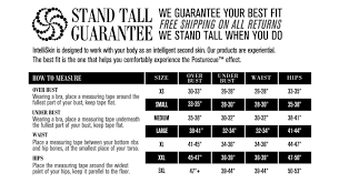 Unusual Intelliskin Size Chart Intelliskin Mens Foundation