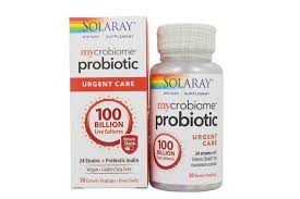 Compre Solaray Microbioma Probiotico Inulina Prebiotica De Atencion Urgente 100 Billones Ufc 30 Capsula S De Verduras En Luckyvitamin Com
