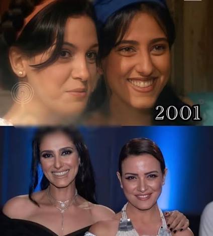 من حديث الصباح والمساء والفرق بين الصورتين 25 سنة حنان مطاوع و ريهام عبدالغفور 🥰😍
