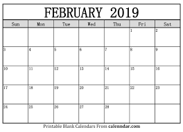 February Calendar 2019 In Excel Format Calendar 2019 Printable Printable Blank Calendar Calendar Printables
