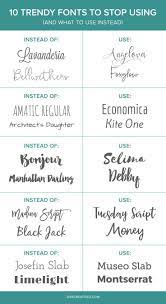 Canva Fonts Choosing The Right Fonts To Use In Canva Updated 2019 Trendy Fonts Blog Post Graphics Blog