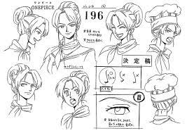 One Piece G 8 Navarone Filler Arc Jessica Model Sheet Character Design Official Reference Settei Head Chef Anime