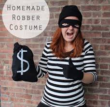 Easy Homemade Robber Costume For Guys Or Gals Halloween Dress Up Ideas Halloween Costumes Women Easy Costumes