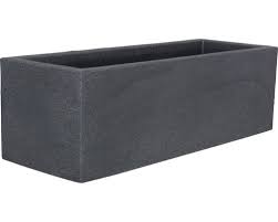 Der pflanztopf rimini von geli hat eine ansprechende terraoptik und macht sich gut sowohl im innen Pflanzkubel Geli Kubus Kunststoff 80x30x26cm Anthrazit Jetzt Kaufen Bei Hornbach Osterreich