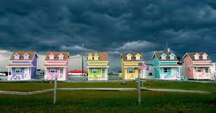 Tiny Rainbow Cottages In A Storm Hatteras Nc South Carolina Beaches Outer Banks Nc Outer Banks Vacation