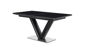Der artikel wurde erfolgreich in den warenkorb gelegt. Esstisch Naomi 160x90 Glas Schwarz Edelstahl Ausziehbar
