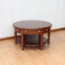 Rectangular, square and round are the most typical shapes for coffee tables, such as our parkview coffee table made from mixed wood with drawers. 6 Drawer Round Mahogany Coffee Table Lock Stock Barrel
